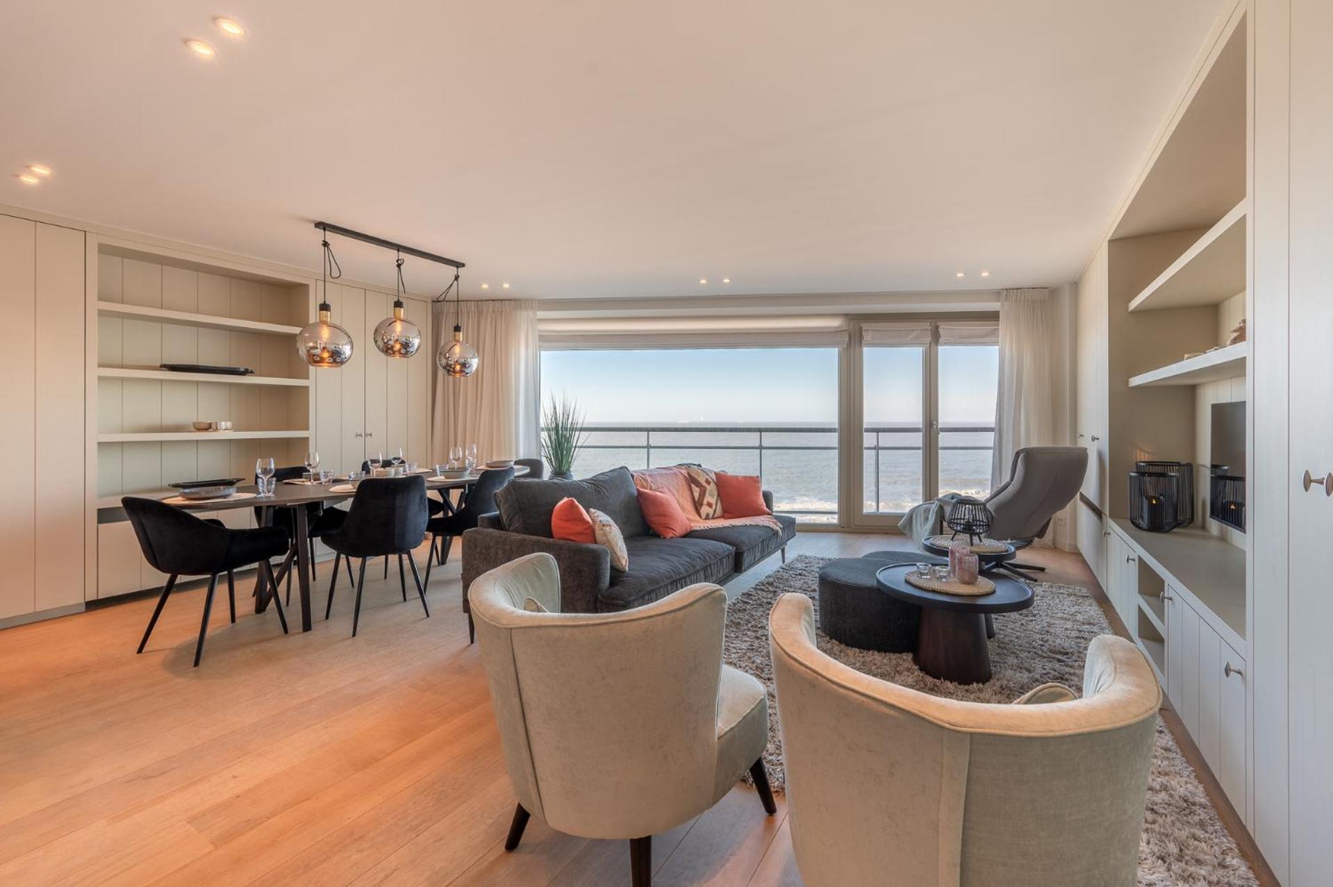 7E Verdiep Appartement Op De Zeedijk In Knokke Voor Max 6 Personen מראה חיצוני תמונה